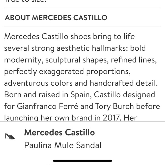❌SOLD❌ MERCEDES CASTILLO PAULINA MULES - Picture 16 of 16